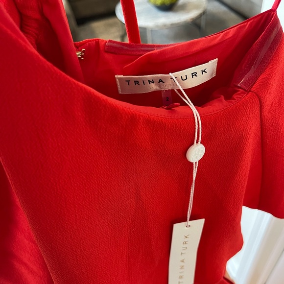 NWT Trina Turk Gabriella Halter Jumpsuit w/ Popover Bodice - Picture 5 of 5